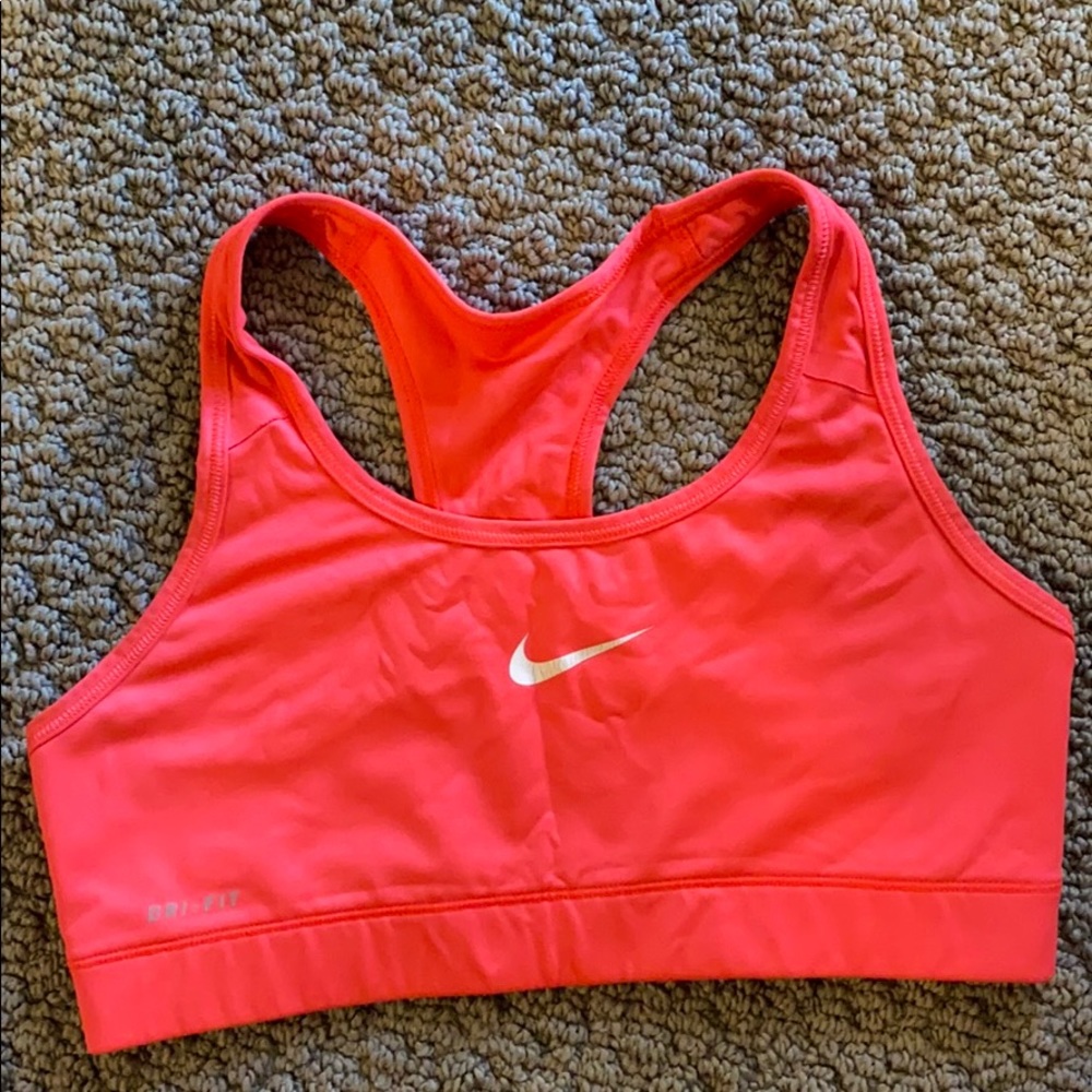 Nike Pro DriFit Hot Pink sports bra